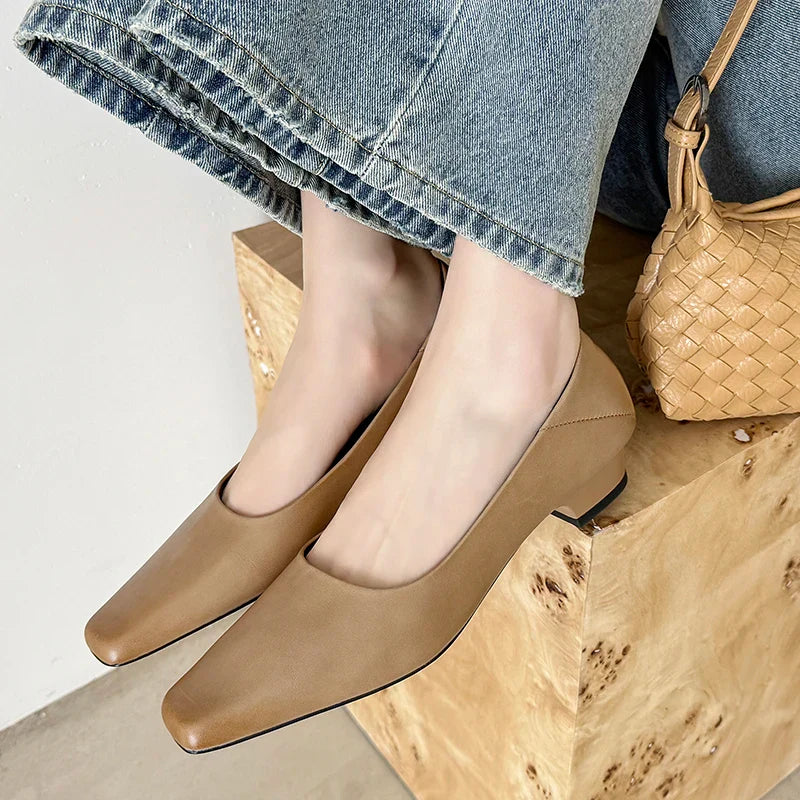 Nicole Genuine Leather Pumps