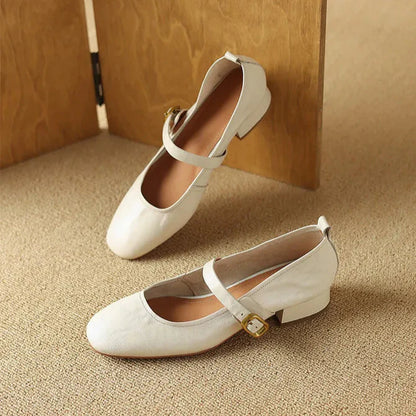 Bruna Genuine Leather Pumps