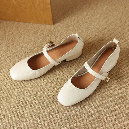 Bruna Genuine Leather Pumps