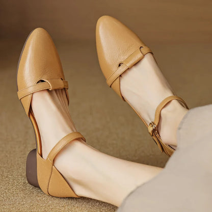 Laney Genuine Leather Heels