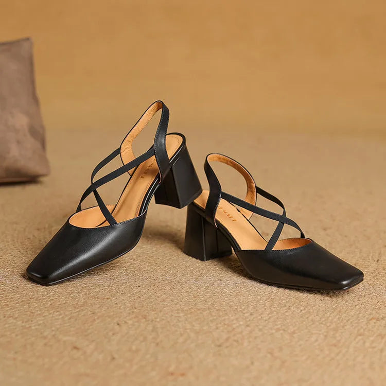 Petra Genuine Leather Heels