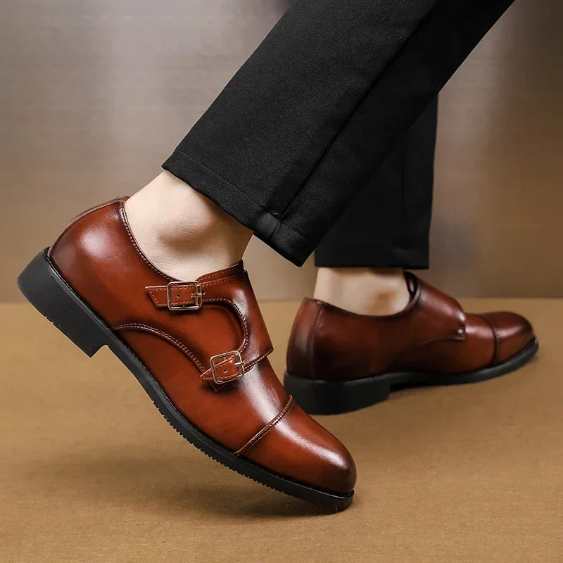 Grandeur Monk Strap Shoes
