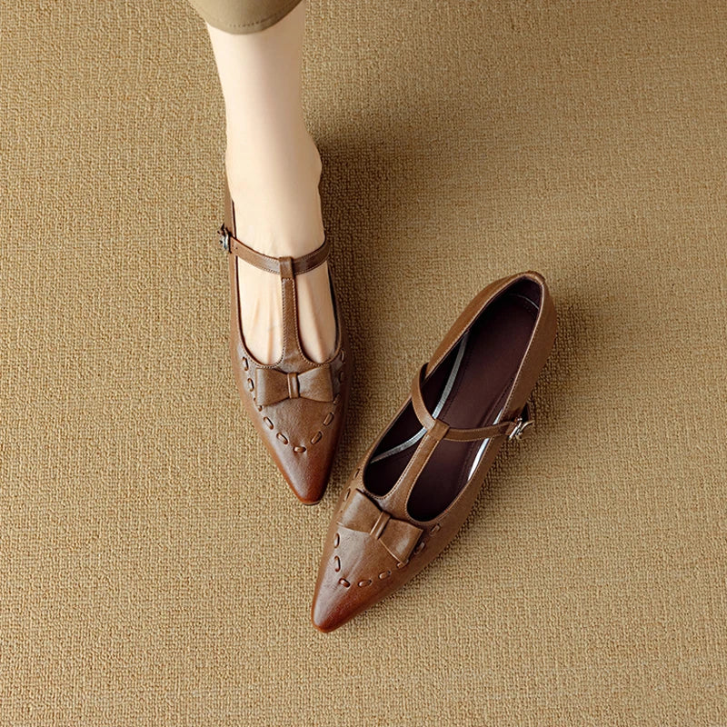 Tiara Genuine Leather Pumps