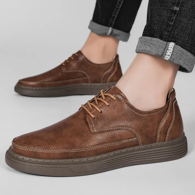 Athen Genuine Leather Sneakers