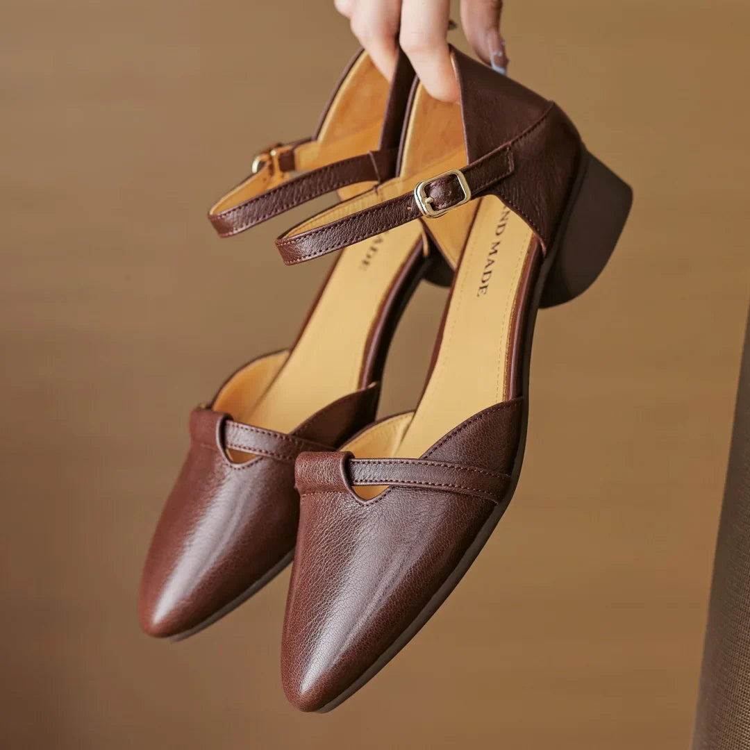 Laney Genuine Leather Heels