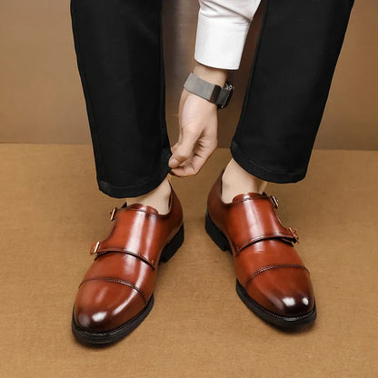 Grandeur Monk Strap Shoes