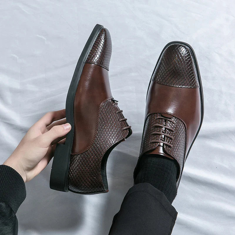 Slyther Genuine Leather Brogues