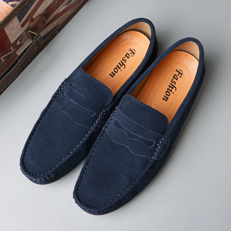 Gildron Genuine Suede Loafers