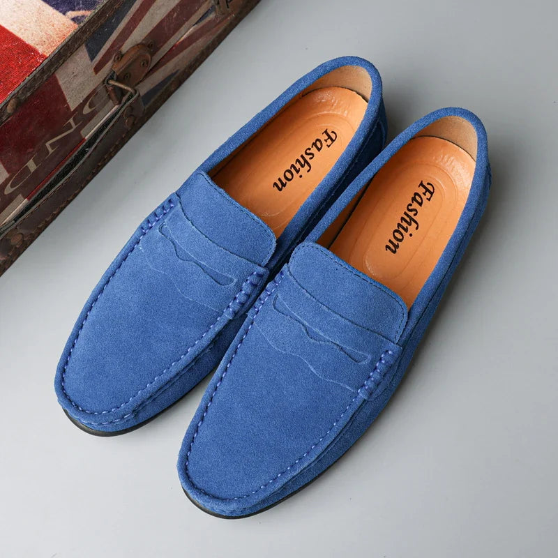Gildron Genuine Suede Loafers