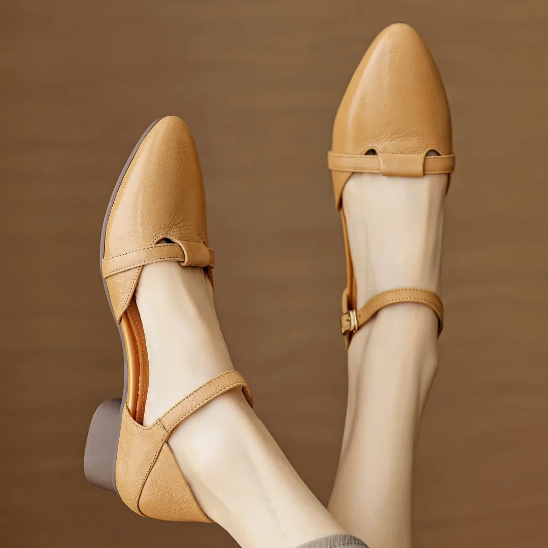 Laney Genuine Leather Heels