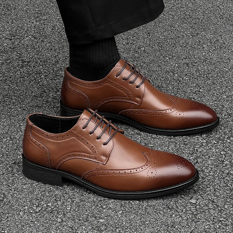 Pasera Genuine Leather Oxfords