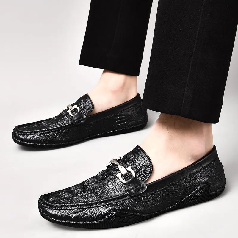 Reptor Genuine Leather Loafers