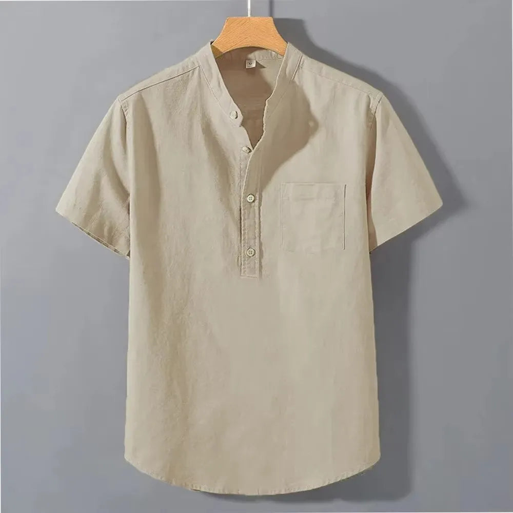Vartos Cotton-Linen T-Shirt