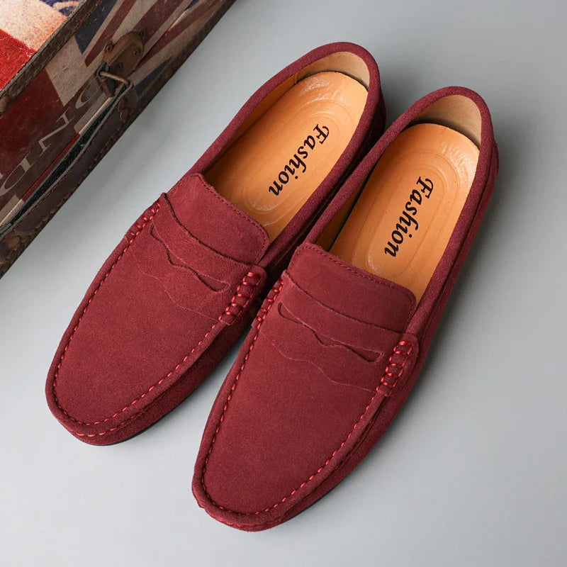 Gildron Genuine Suede Loafers