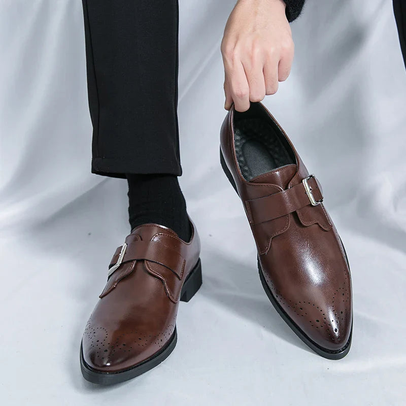 Bucklor Genuine Leather Shoes