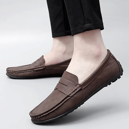 Travor Genuine Leather Loafers