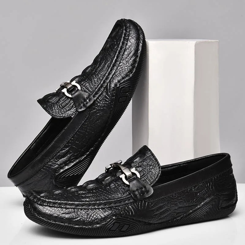 Reptor Genuine Leather Loafers