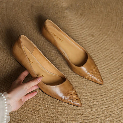 Zelith Genuine Leather Pumps