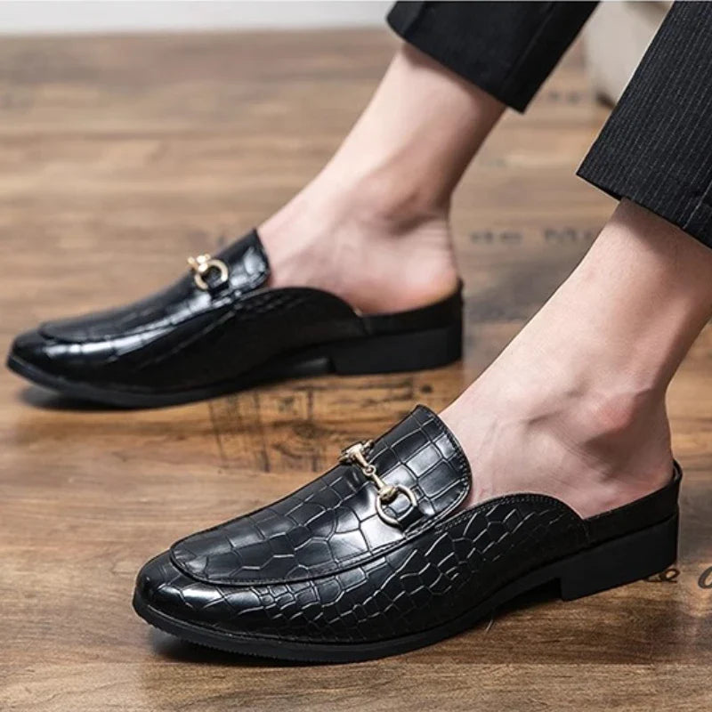 Elbert Genuine Leather Mules