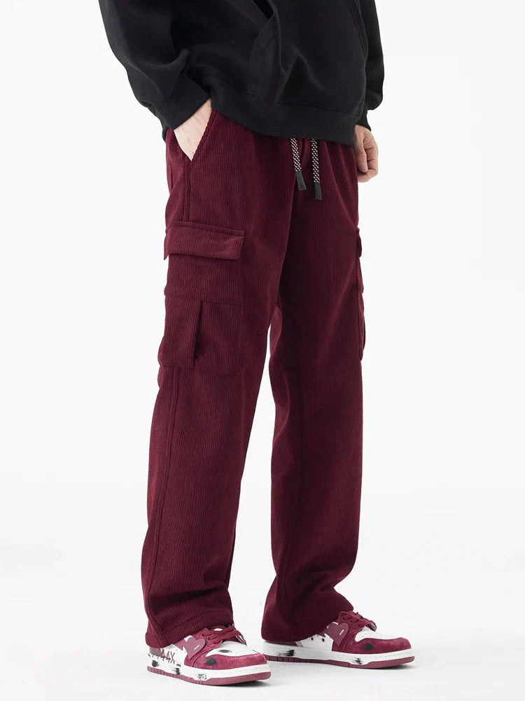 Corduroy Fleece-Lined Pants