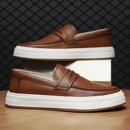 Moico Genuine Leather Loafers