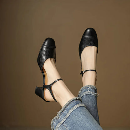 Valery Genuine Leather Pumps