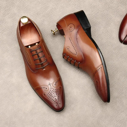 Tarz Genuine Leather Oxfords