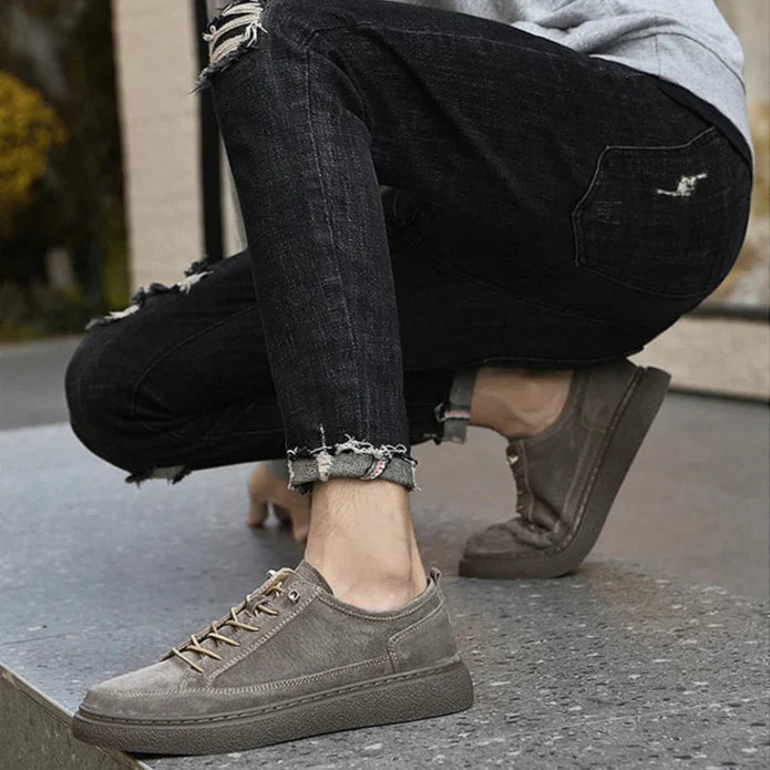 Zalver Genuine Suede Sneakers