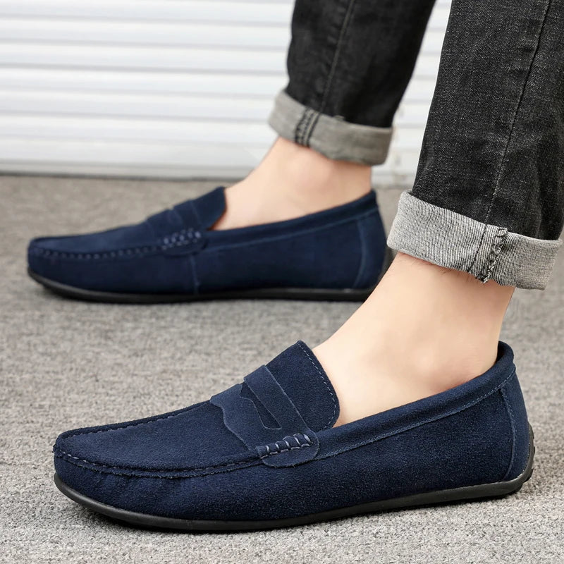 Gildron Genuine Suede Loafers