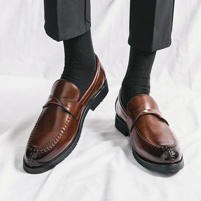 Teviot Genuine Leather Loafers