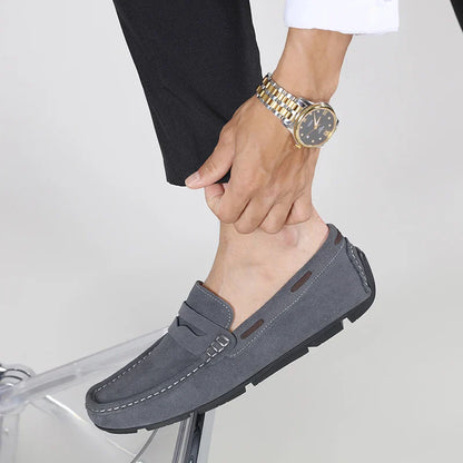 Fletro Genuine Suede Loafers