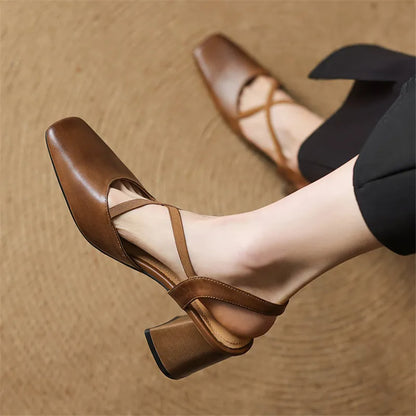 Petra Genuine Leather Heels