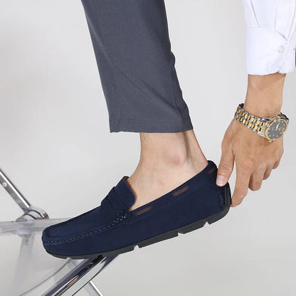 Fletro Genuine Suede Loafers