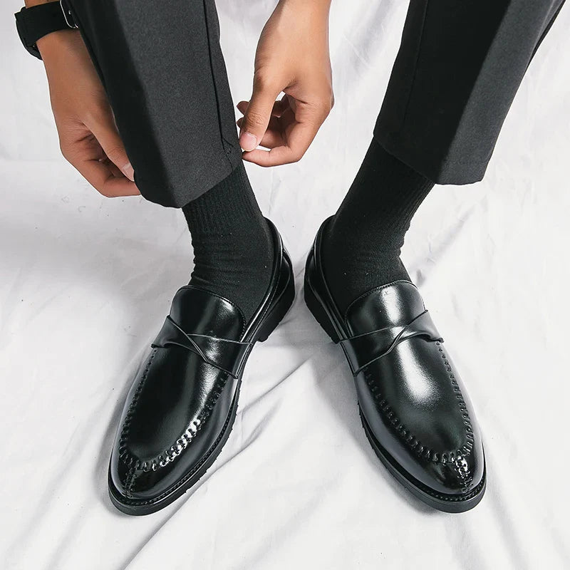 Abstract Teviot Teviot Genuine Leather Loafers – Zane Moretti