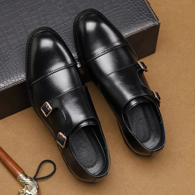 Grandeur Monk Strap Shoes