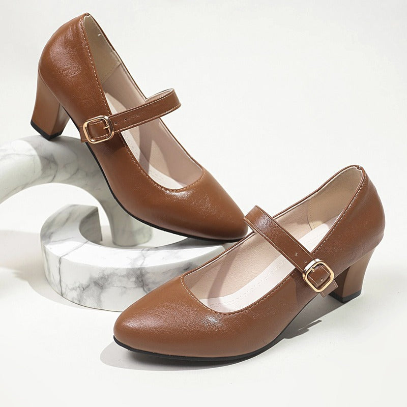 Rivona Leather Heels