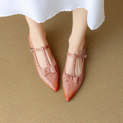 Tiara Genuine Leather Pumps