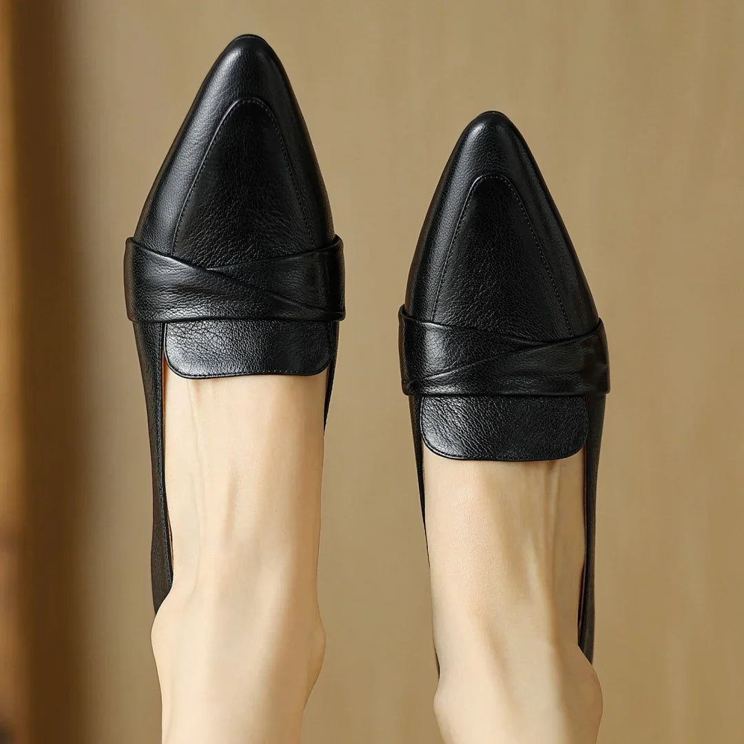 Naira Genuine Leather Pumps
