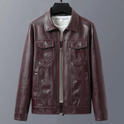Varves Genuine Leather Jacket