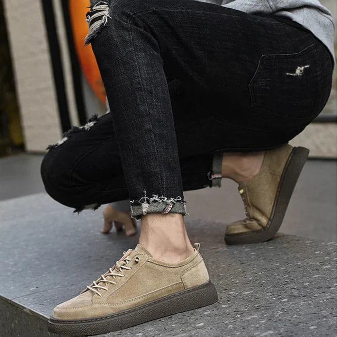 Zalver Genuine Suede Sneakers