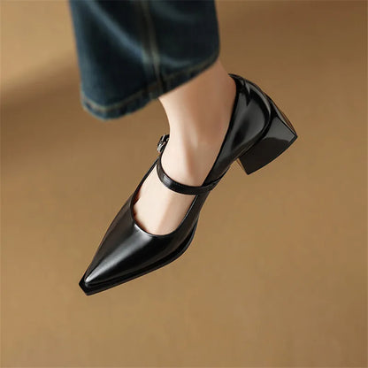 Allure Genuine Leather Heels