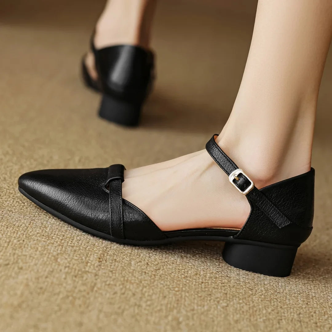 Laney Genuine Leather Heels