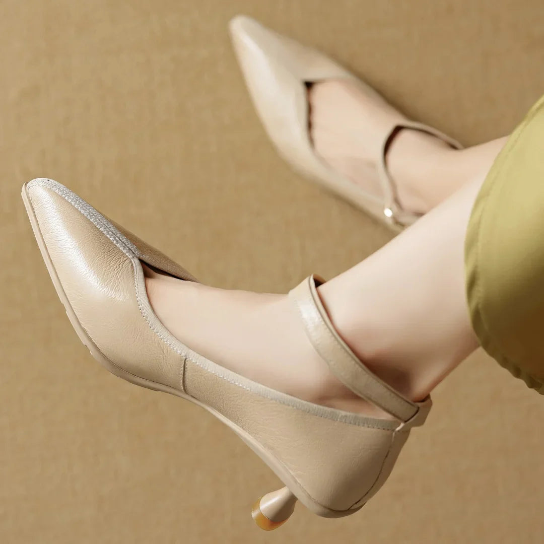 Bellara Genuine Leather Heels