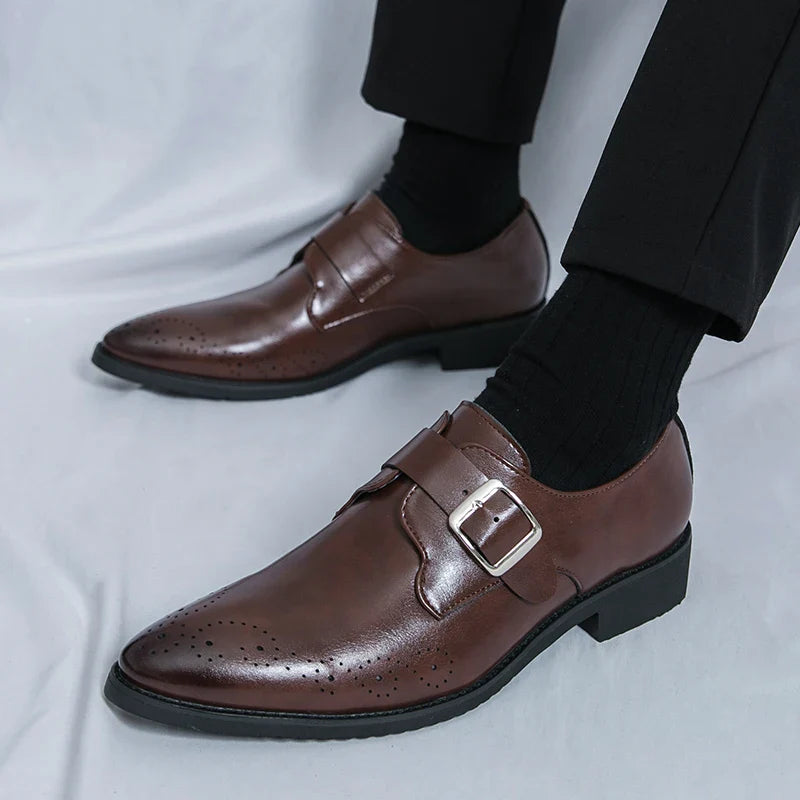 Bucklor Genuine Leather Shoes