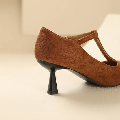 Vistra Leather Heels