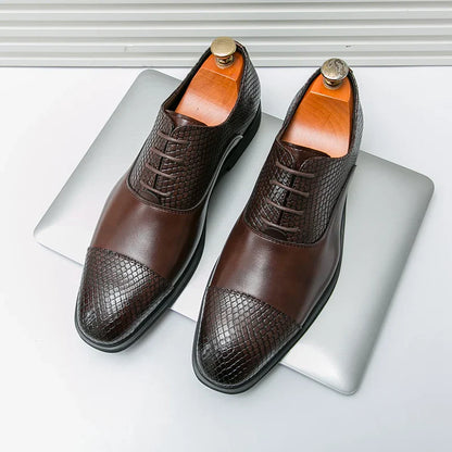 Slyther Genuine Leather Brogues
