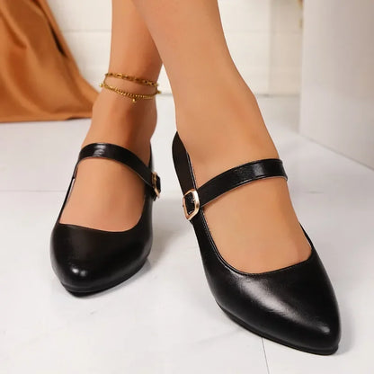 Rivona Leather Heels