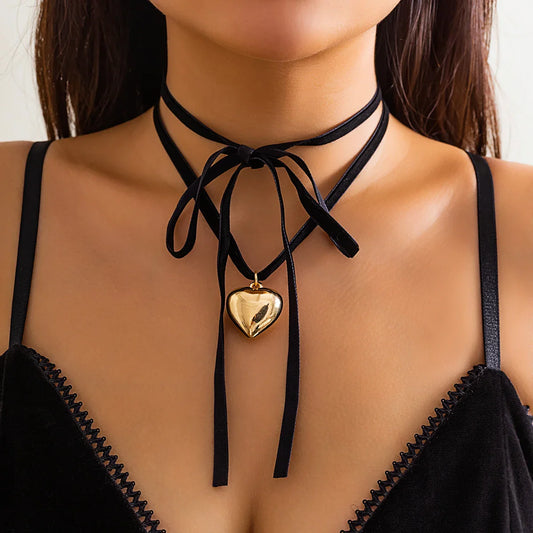Velvet Heart Necklace