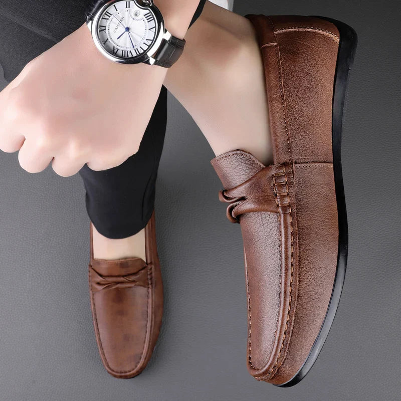 Elston Genuine Leather Loafers