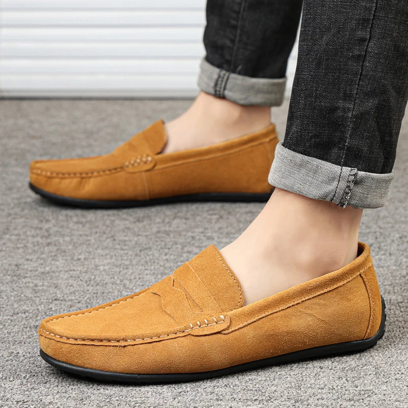 Gildron Genuine Suede Loafers